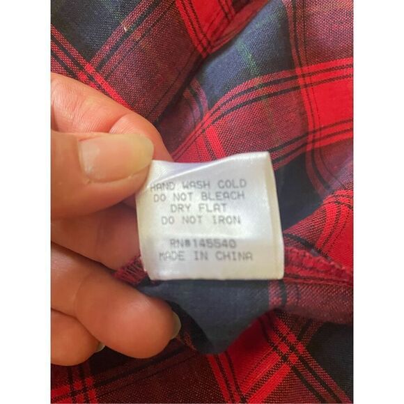 NWOT Vanilla Bay Plaid Button Down Shirt Dress - Picture 5 of 8